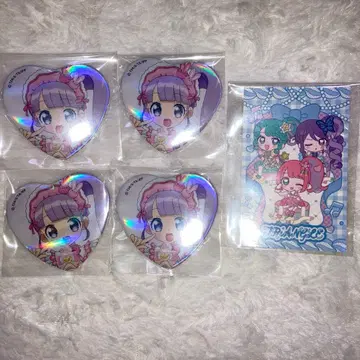 프리파라 캐릭터 LAFARY 논 트라이앵글 캔뱃지 카드