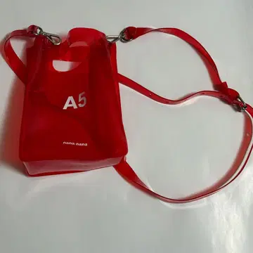 nana-nana A5 사이즈 레드 숄더백