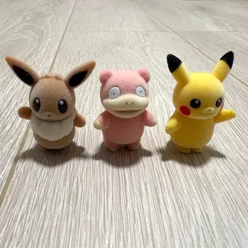 포켓몬 후도루 3 야돈 피카츄 이브이 3체 세트 받침대 없음