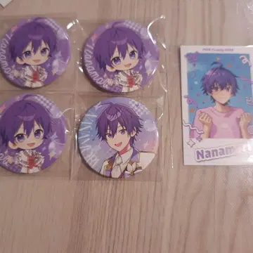 나나모리. 캔뱃지 4개 세트
