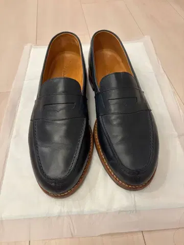 At Couleur 네이비 로퍼 UK8