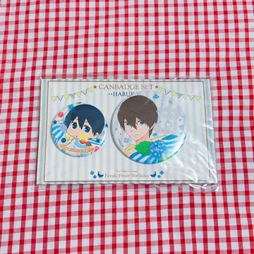 Free! ES 나나세 하루카 캔뱃지 세트