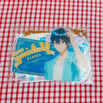 Free! 나나세 하루카 아크릴 플레이트 벌스데이