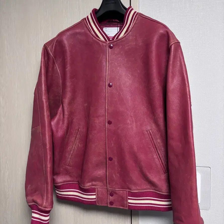 XXL] Supreme Numbernine Varsity Jacket Black | Bunjang Global