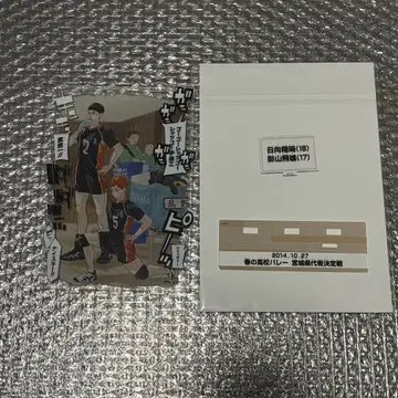 하이큐 크로니클 아크릴 디오라마 스탠드 아크릴 스탠드 히나타 카게야마