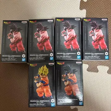 드래곤볼 손오공 피규어 6체 세트