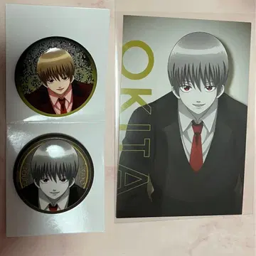 은혼 오키타 주얼리 캔뱃지 브로마이드