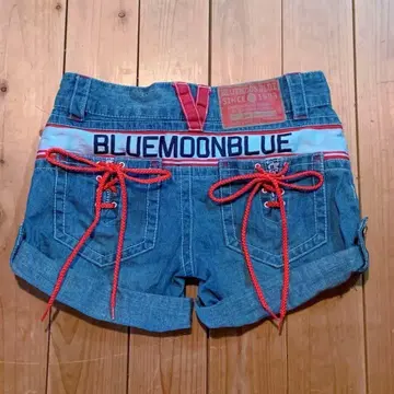 BLUE MOON BLUE 데님 숏팬츠 헤이세이 갸루 y2k 레어
