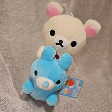 리락쿠마 모으는 봉제 인형 블루 토끼 풍선 코리락쿠마 스토어