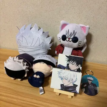 묶음 판매 고죠 사토루 withCAT 모찌피코 모찌코롱 페이스 파우치