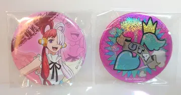 원피스 FILM RED 트레이딩 캔뱃지 우타 2개 세트