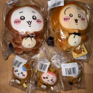 치이카와 (먼작귀) 너구리잖아 복권 B상 2점 C상 3점 세트