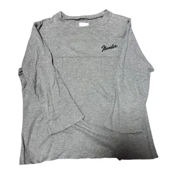 NUMBER (N)INE 그레이 7부 소매 티셔츠