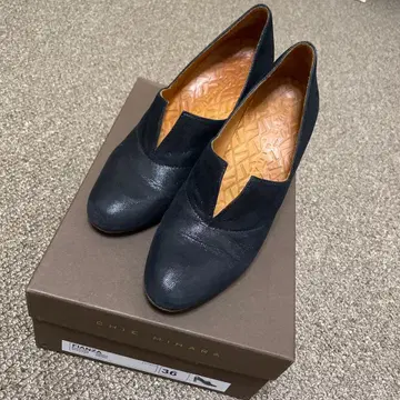 치에미하라 블랙 펌프스 36 FIANZA