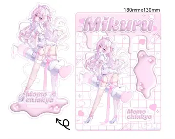 모모치 치아 미쿠루짱 아크릴 피규어 아크릴 스탠드 복권