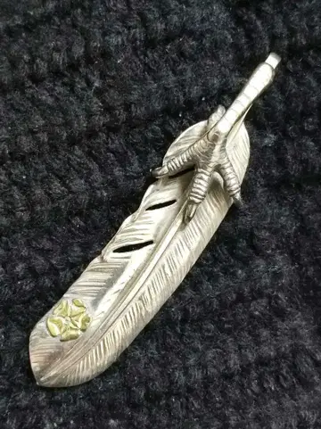 고로즈 goro's 은발톱 & 로즈 부착 특대형 페더