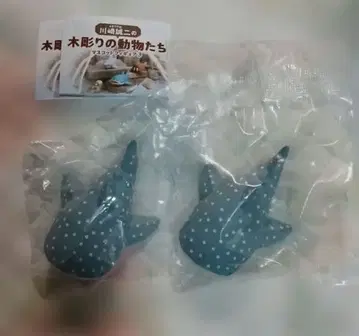 카와사키 세이지의 나무 조각 동물 마스코트 피규어 3