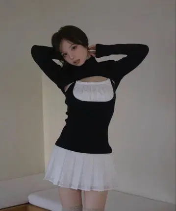 앤 마리 poppy 레이스 세트 드레스