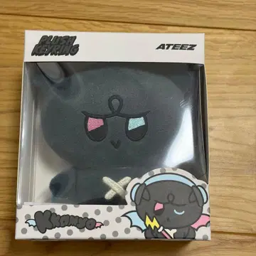ATEEZ 우영 mighteez 봉제 인형 키링 트레이딩 카드 포함