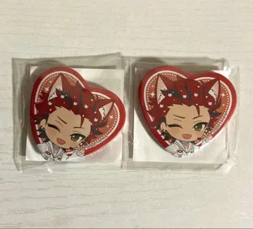 앙스타 키류 쿠로 난자타운 하트 캔뱃지