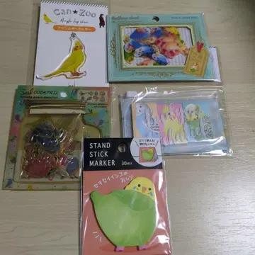 새상품 잉꼬 카카티엘 앵무새 사랑앵무 문구 아크릴 키링