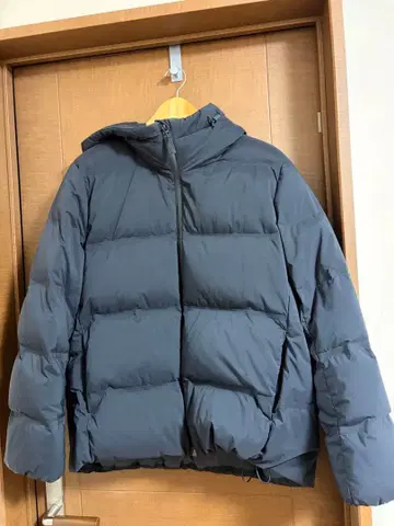 UNIQLO 후드 부착 다운 자켓 XXL 그레이