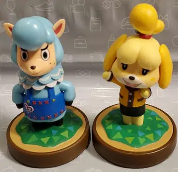 모여봐요 동물의 숲 amiibo 카이조&여울 피규어