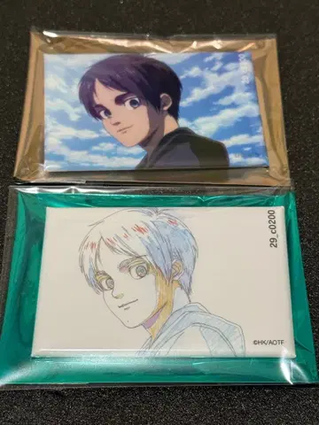 진격의 거인 애니메이션 재팬 2026 장면 사진 원화 스퀘어 캔뱃지 엘렌