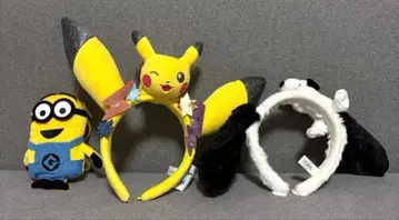 피카츄 스누피 귀 달린 머리띠 미니언 코인 케이스