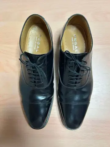 REGAL 리갈 가죽 신발 비즈니스 슈즈 스트레이트 팁 24.5cm