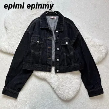 N187 epimi epimmy 데님 자켓 크롭 숏 기장