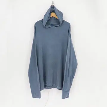 pigmented fade cut sew hoodie