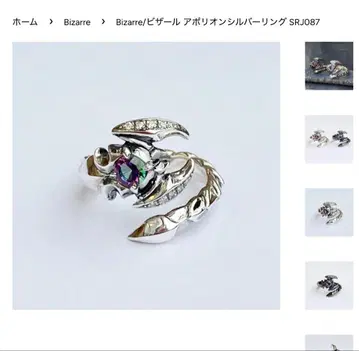 Bizarre 비자르 아폴리온 실버 반지 23호