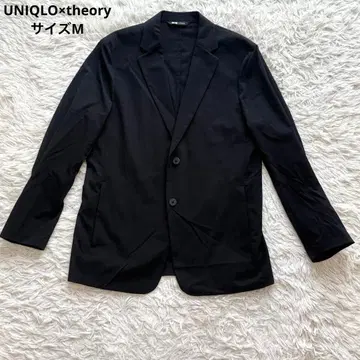 유니클로 띠어리 콜라보 상품 테일러드 자켓 사이즈 M 워셔블 네이비