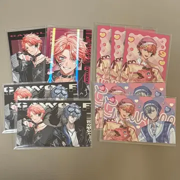 니지산지 랜덤 폴라로이드풍 카드 아카기 웬 갸루후 모음 9장