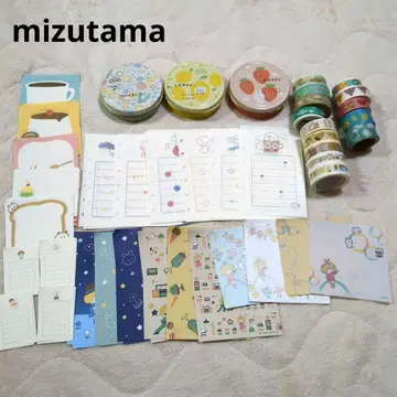 mizutama 씨 종합 메모 마스킹 테이프 리필 틴