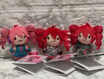 3종 세트 카사네 테토 후와푸치 마스코트