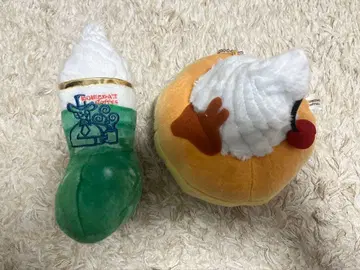 코메다 커피 봉제 인형 마스코트 시로노와르 크림 소다