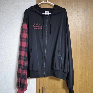 LiSA 10주년 기념 라이브 나일론 후드티 윈드 브레이커 L