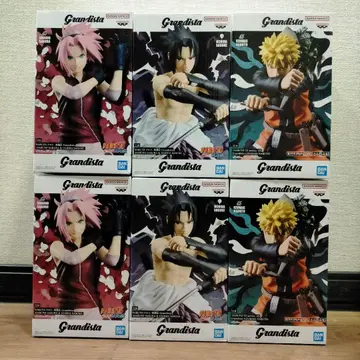 Grandista 피규어 6체 세트 사쿠라 사스케 나루토