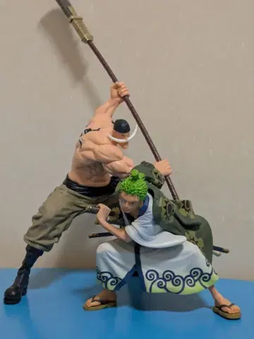 원피스 KING OF ARTIST 조로 쥬로 흰 수염 피규어 세트