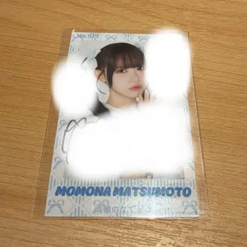 타카미네노 나데시코 마츠모토 모모나 친필 미니 포토