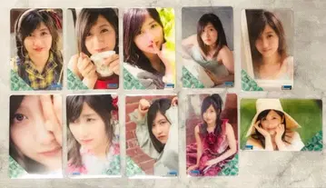 전 모닝구무스메 사토 마사키 삼각형 유리 클리어 카드 10장 세트