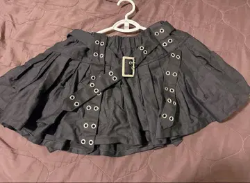 acdc rag 스커트 플리츠 스커트 블랙