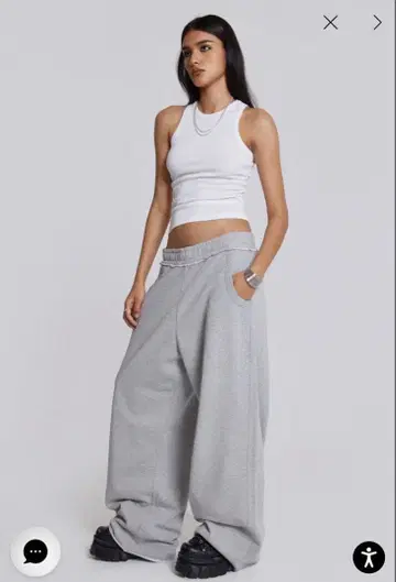 Jaded London Grey Baggy Monster Joggers