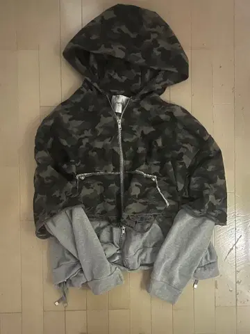 neith tokyo 카모 패턴 후드 부착 후드티