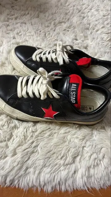 [ 초레어 ] CONVERSE ONE STAR J Black/Red