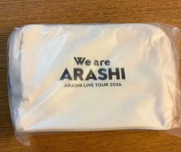 아라시 파우치 2026 라이브 투어 굿즈 We are ARASHI