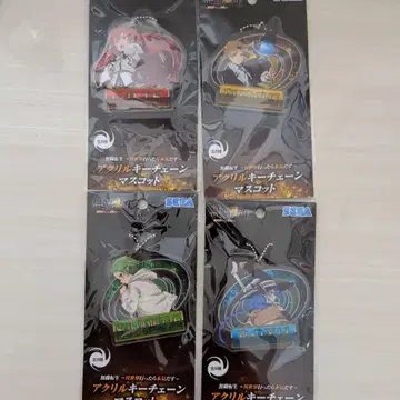 무직전생 아크릴 키체인 마스코트 4종 세트