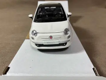 1/24 피아트 정품 500 미니어처 모델 (화이트)